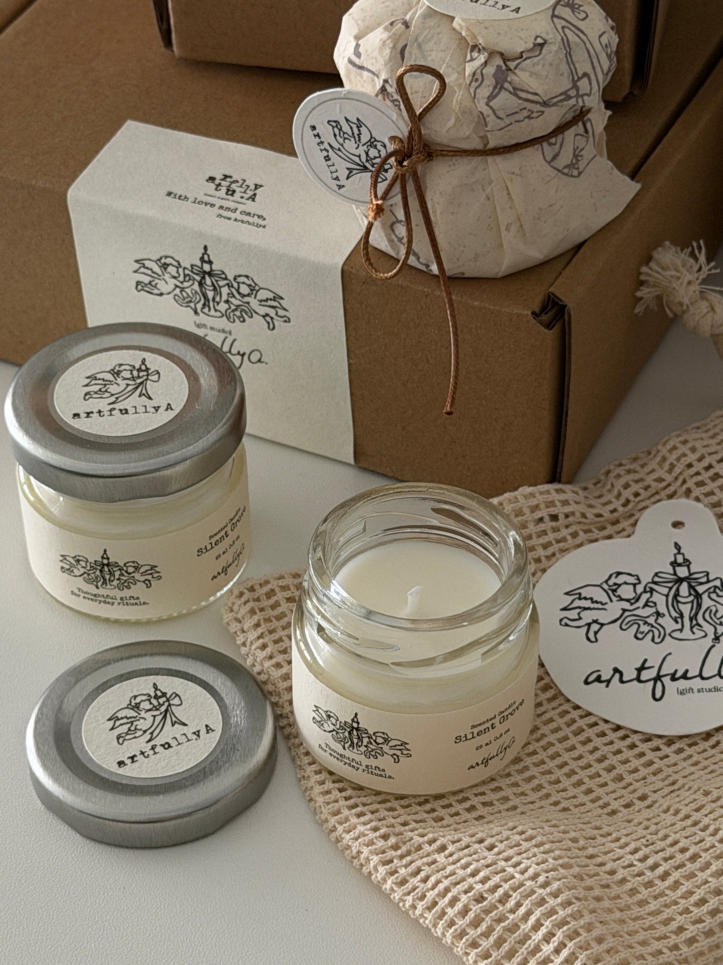 City Hours Ritual Set | Car Diffuser + Mini Candle Duo | Gift Ready