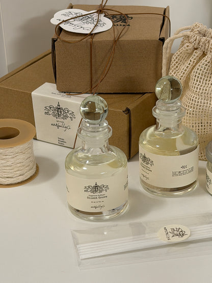 Mini Reed Diffuser 50ml | Vintage Apothecary | Silent Grove