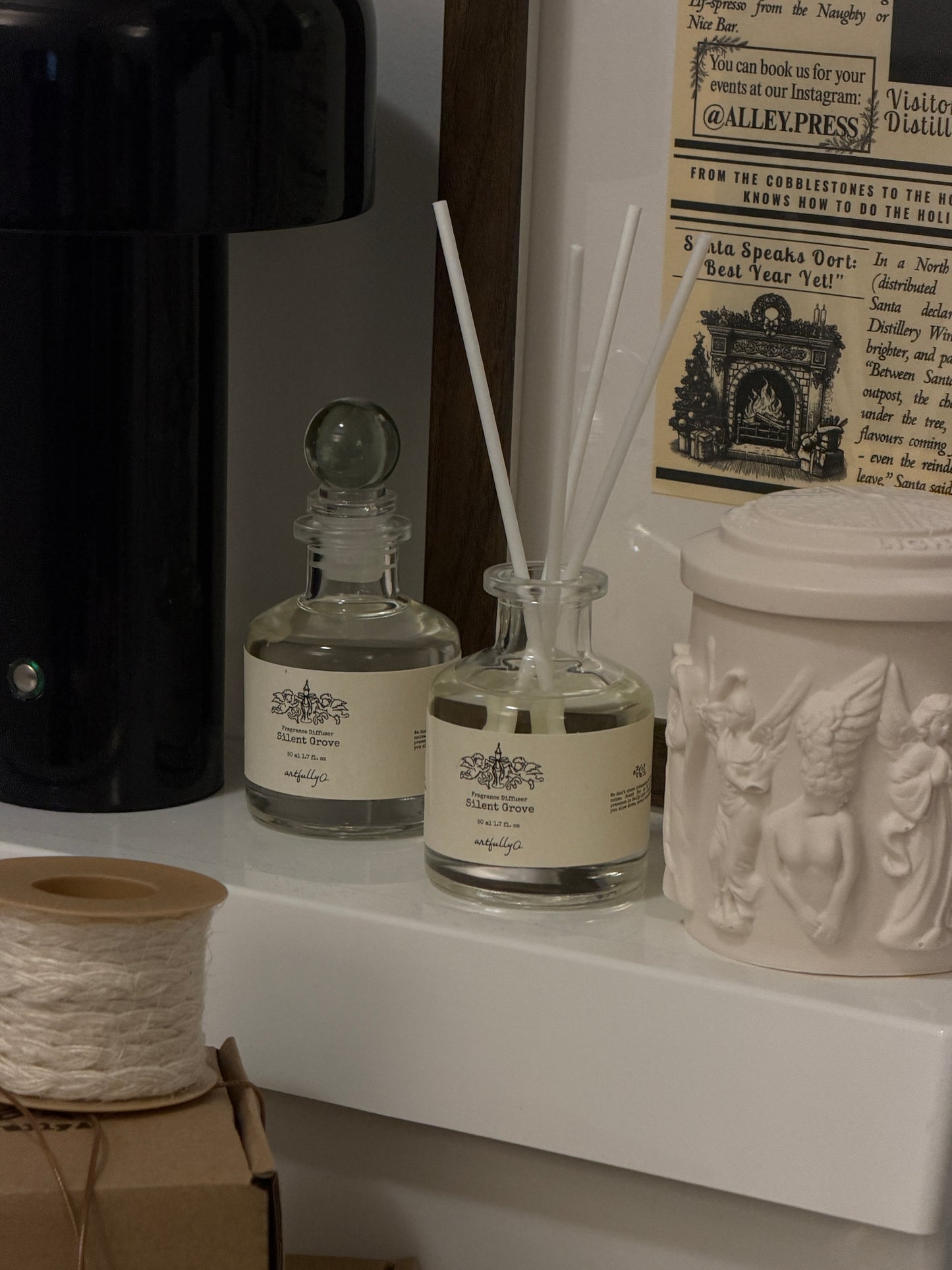 Mini Reed Diffuser 50ml | Vintage Apothecary | Silent Grove