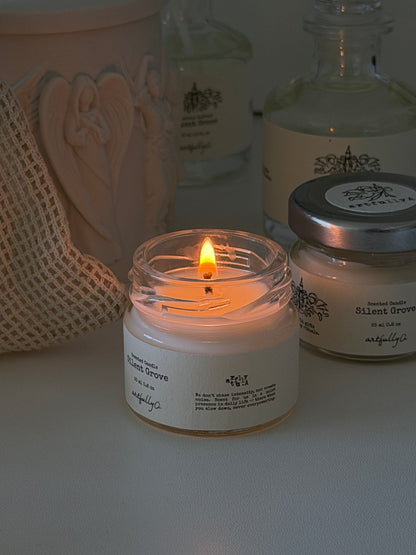 Mini Candle Duo | Silent Grove - Geranium, Cedarwood, Sandalwood