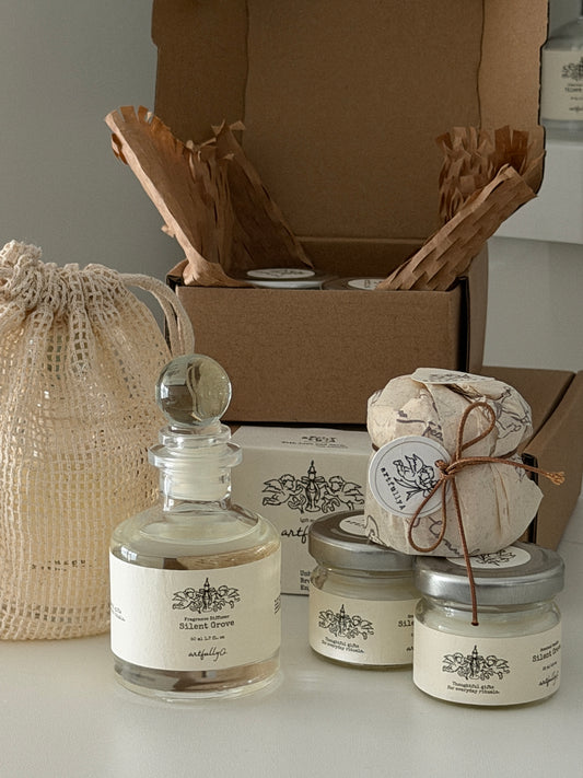 Inner Room Ritual Set | Mini Reed Diffuser + Mini Candle Duo | Gift Ready