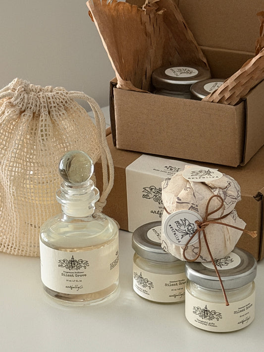Inner Room Ritual Set | Mini Reed Diffuser + Mini Candle Duo | Gift Ready
