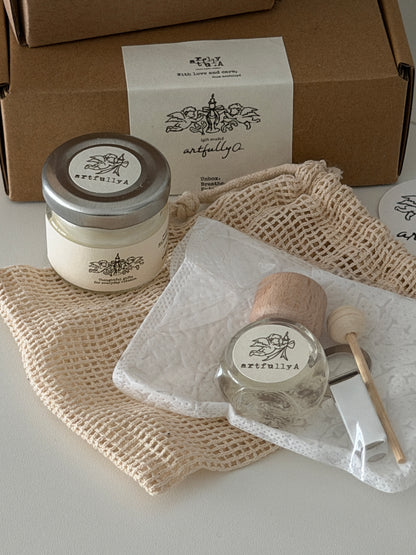 City Hours Ritual Set | Car Diffuser + Mini Candle Duo | Gift Ready