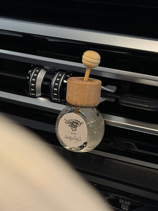 Car Diffuser | Vent Clip Aromatherapy for Vehicle | Silent Grove - Geranium & Cedarwood Scent